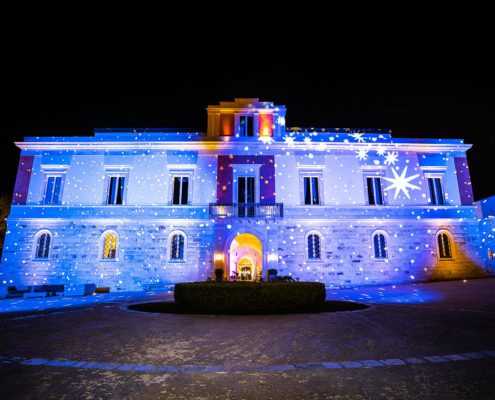 Scenografia luminosa Il santissimo