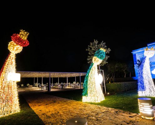 Scenografia luminosa Il santissimo