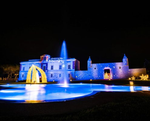 Scenografia luminosa Il santissimo
