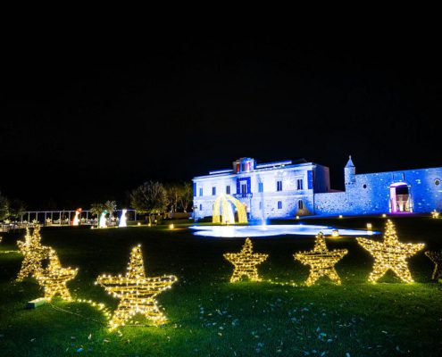 Scenografia luminosa Il santissimo