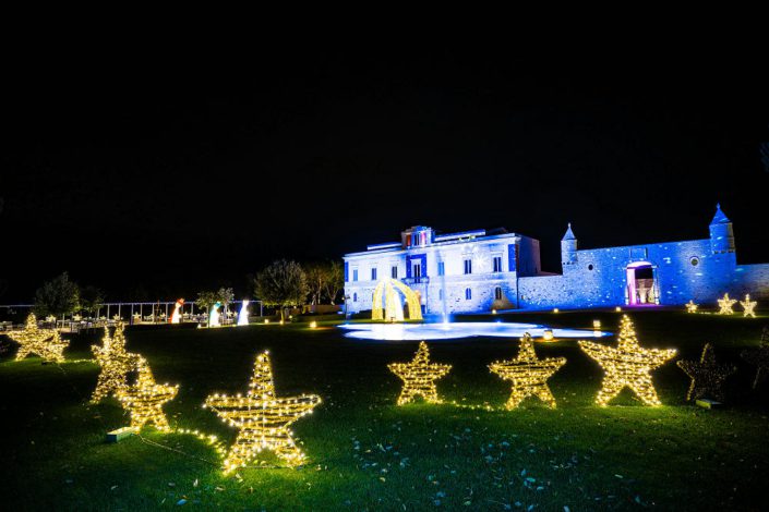 Scenografia luminosa Il santissimo
