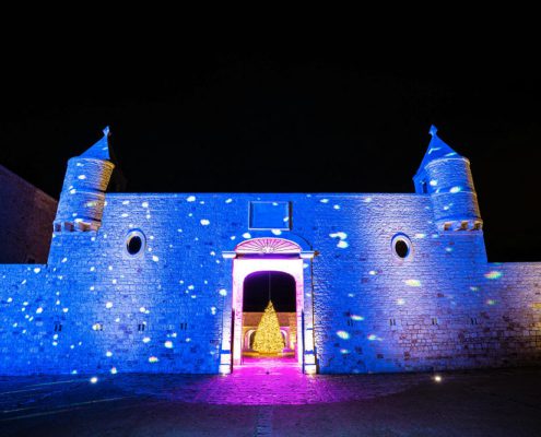 Scenografia luminosa Il santissimo