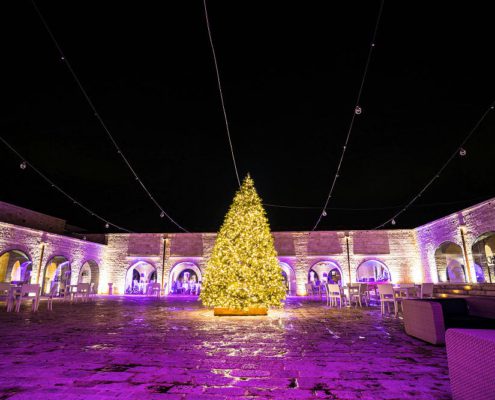 Scenografia luminosa Il santissimo
