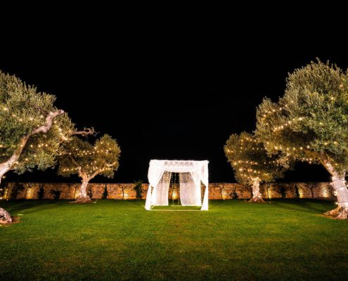 Scenografia luminosa Il santissimo