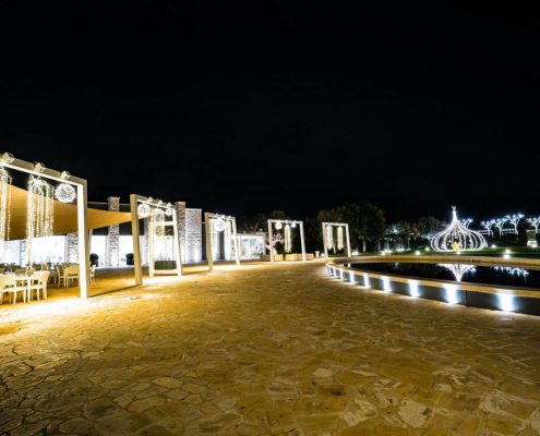 Scenografia luminosa Il santissimo