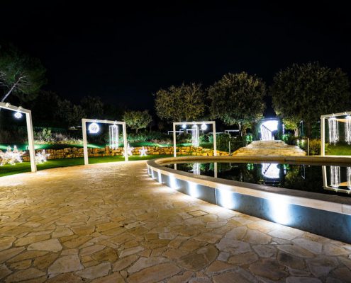 Scenografia luminosa Il santissimo