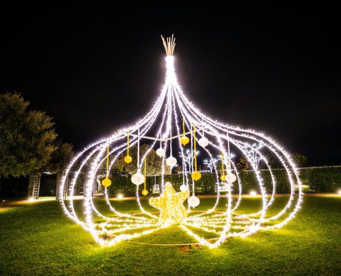 Scenografia luminosa Il santissimo