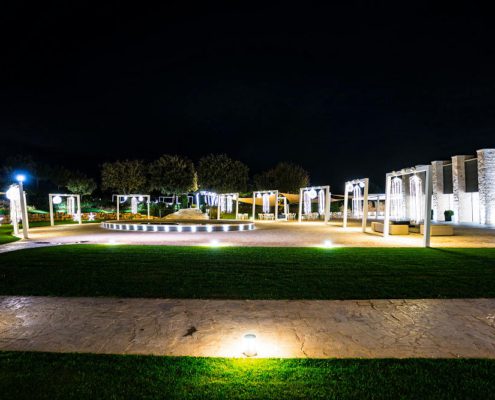 Scenografia luminosa Il santissimo