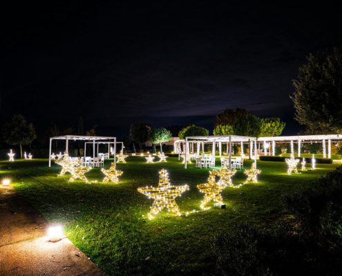 Scenografia luminosa Il santissimo