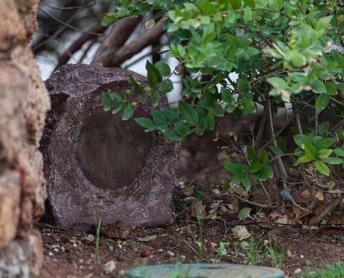 Impianto filodiffusione hi-fi giardino