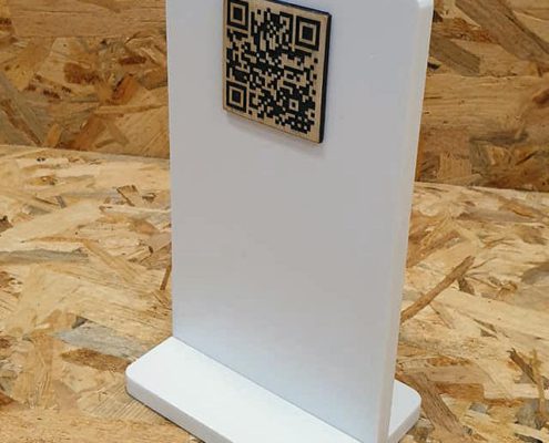 mini espositori QR CODE