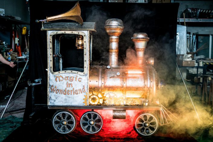 Trenino elettrico steampunk Trenino elettrico steampunk