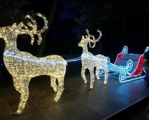 Scenografia luminosa Il santissimo