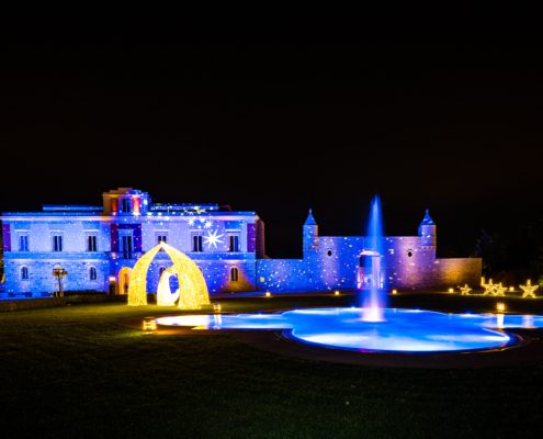 Scenografia luminosa Il santissimo