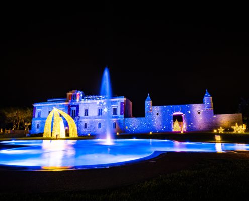 Scenografia luminosa Il santissimo