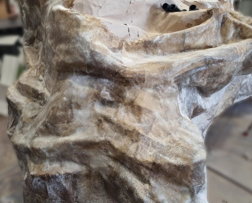 cascata roccia artificiale