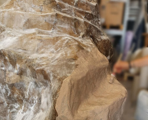 cascata roccia artificiale