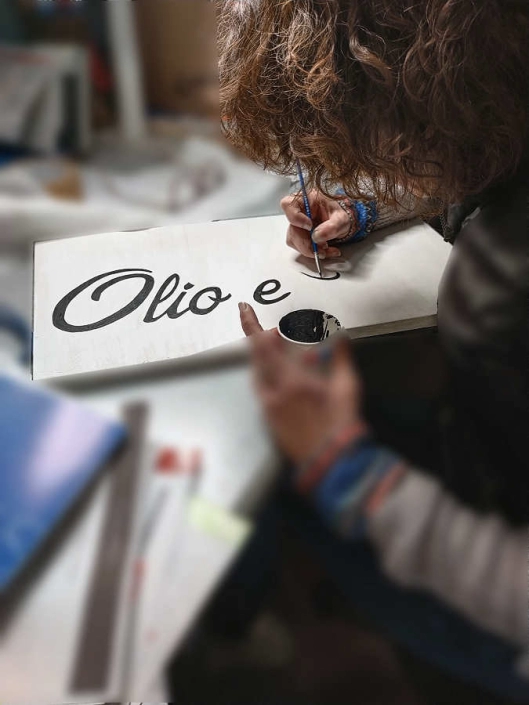 insegna olio e vino