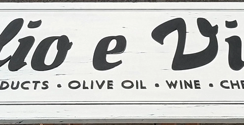 Insegna Olio e Vino