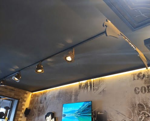 Taglio corto arredamento personalizzato ed illuminazione