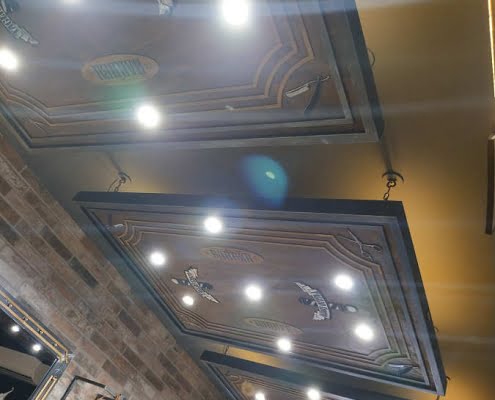 Taglio corto arredamento personalizzato ed illuminazione