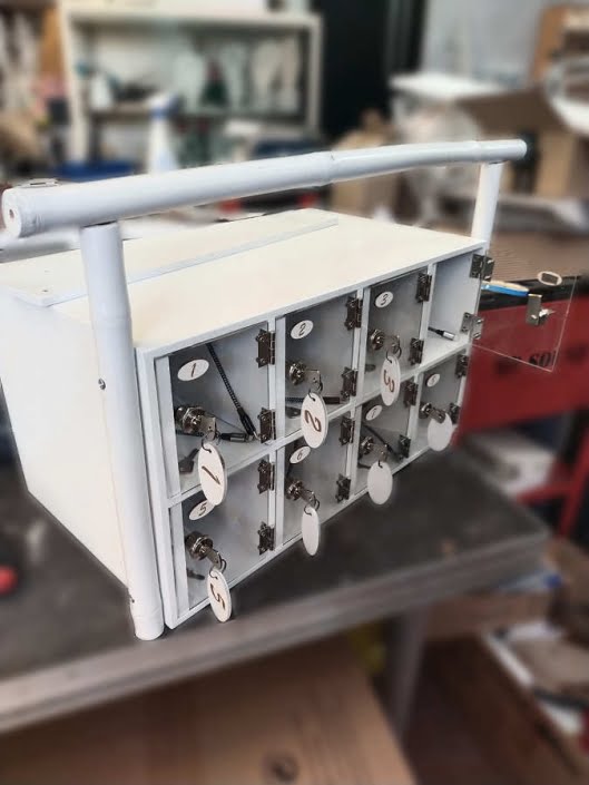 mobiletto ricarica cellulare bianco