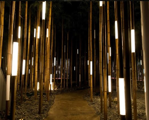 Lampade in bambù lido bambu
