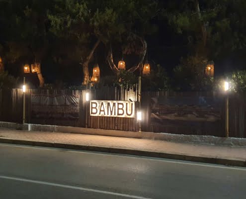 Lampade in bambù lido bambu