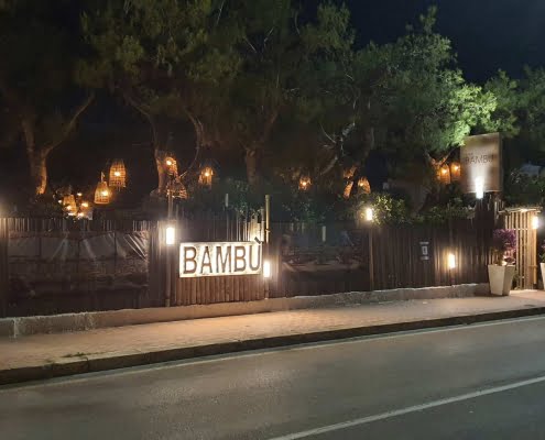 Lampade in bambù lido bambu