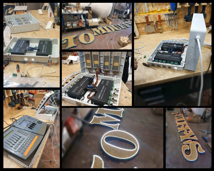Tom Duffys - insegna a led