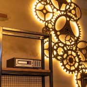 Scenografia steampunk loft76