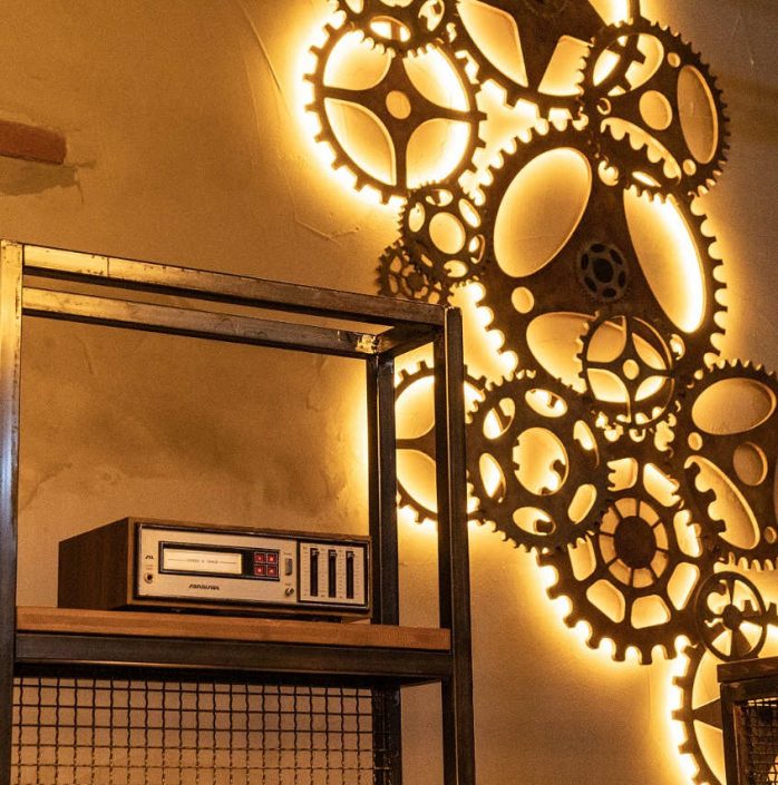 Scenografia steampunk loft76