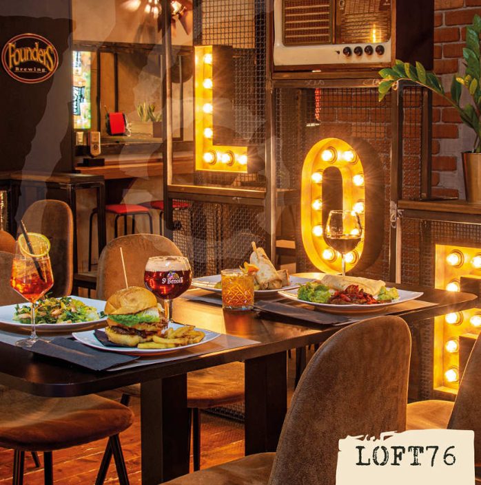 Scenografia steampunk loft76 pub ristorante a Castellana Grotte