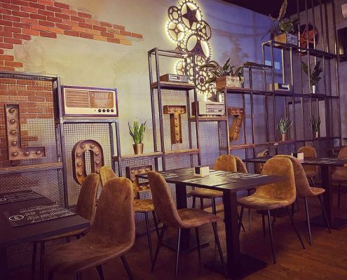 Scenografia steampunk loft76