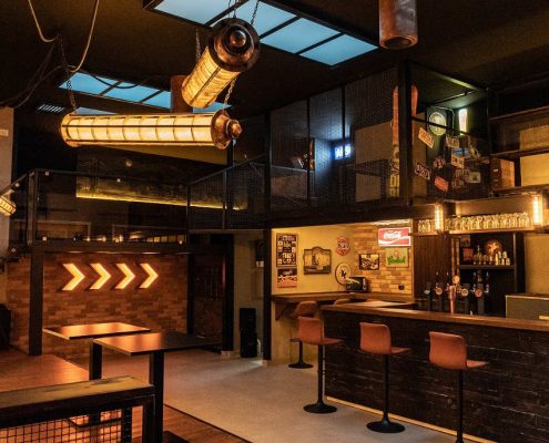 Scenografia steampunk loft76