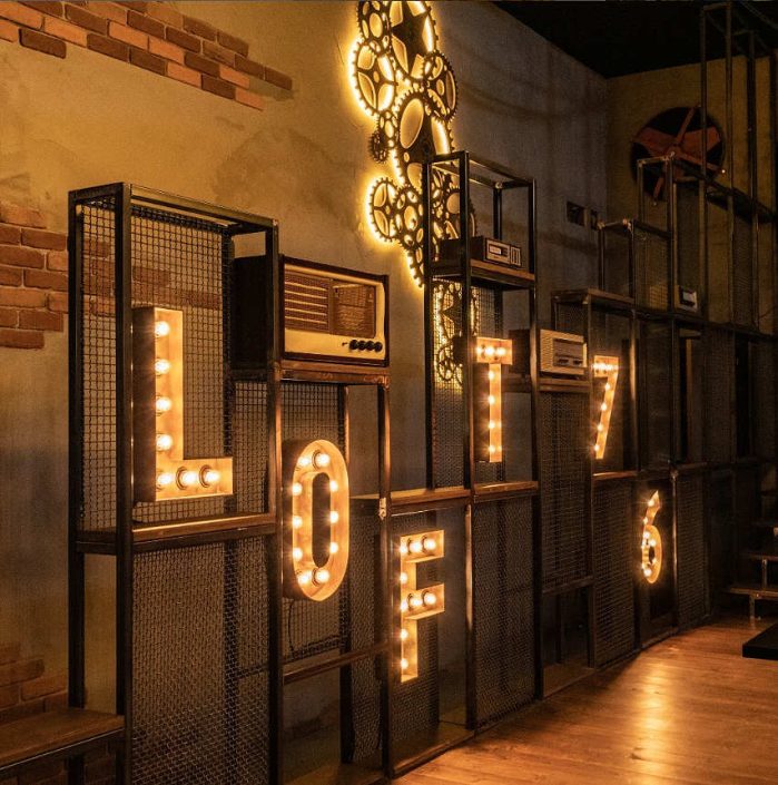 Scenografia steampunk loft76