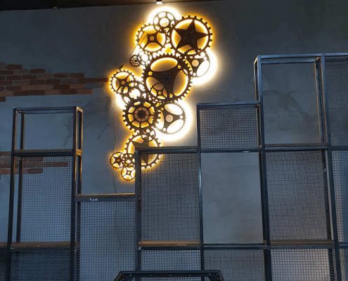 Scenografia steampunk loft76