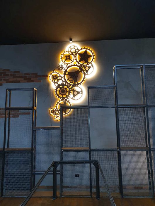 Scenografia steampunk loft76