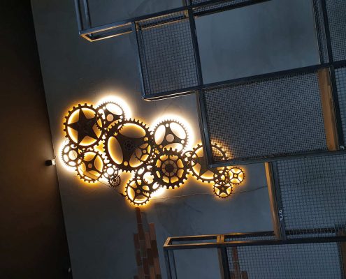 Scenografia steampunk loft76
