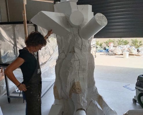 Albero in polistirolo - Scenografia