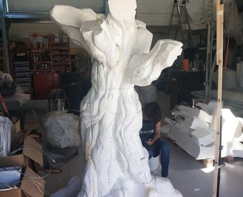 Albero in polistirolo - Scenografia
