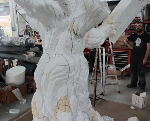 Albero in polistirolo - Scenografia