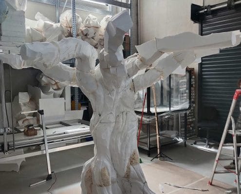 Albero in polistirolo - Scenografia
