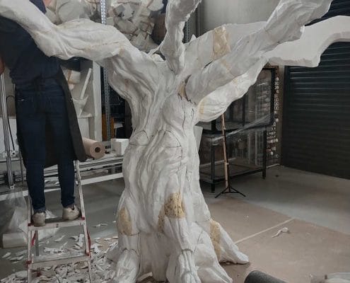 Albero in polistirolo - Scenografia