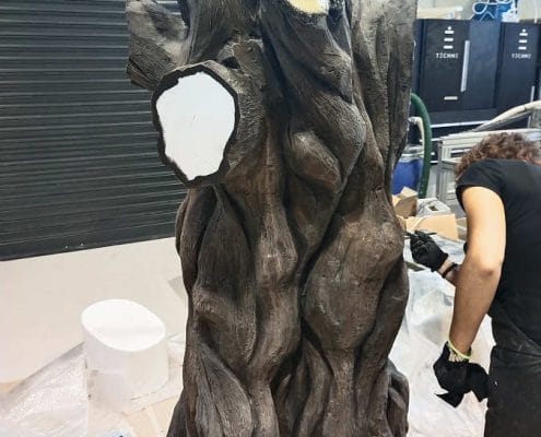 Albero in polistirolo - Scenografia