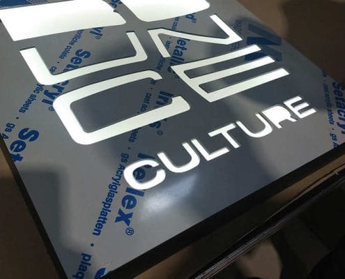 insegna led - Bounce Culture