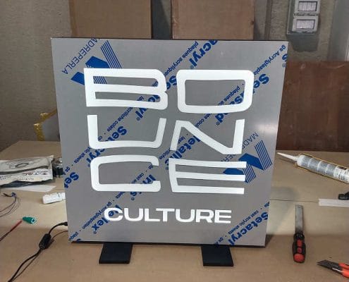 insegna led - Bounce Culture