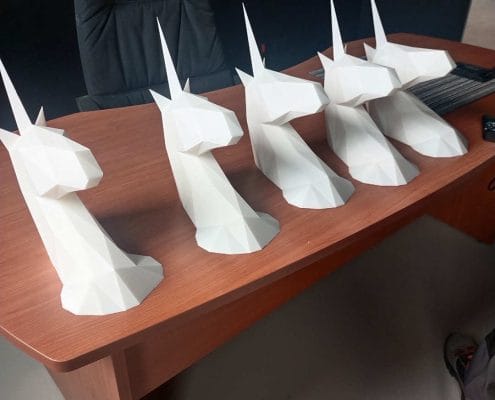 Unicorno da parete stampa 3D