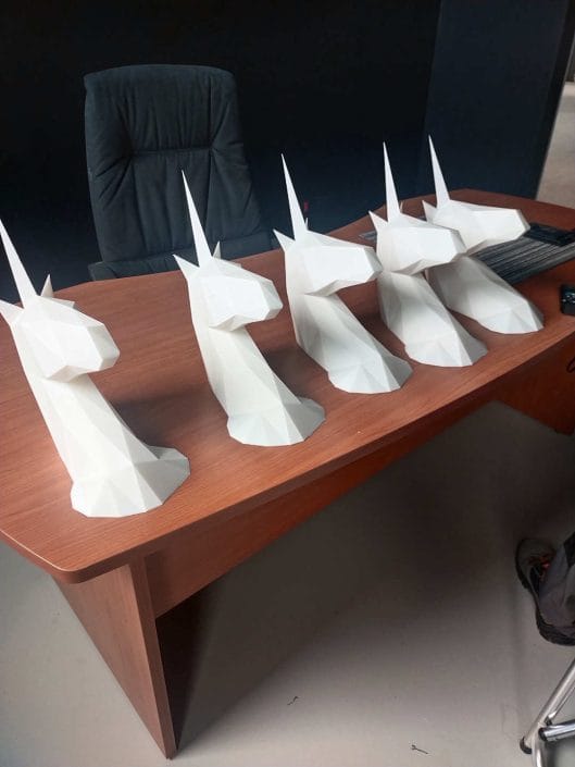Unicorno da parete stampa 3D