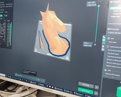 Unicorno stampa 3D